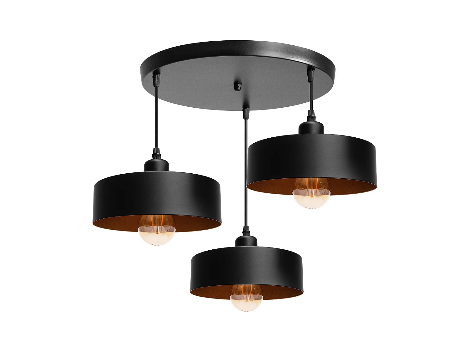 Lampe Suspendue Toolight App1334-3Cp Black