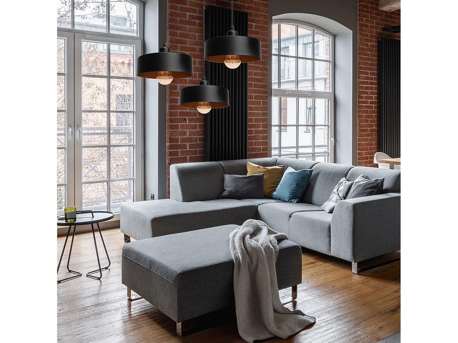 Lampe Suspendue Toolight App1334-3Cp Black