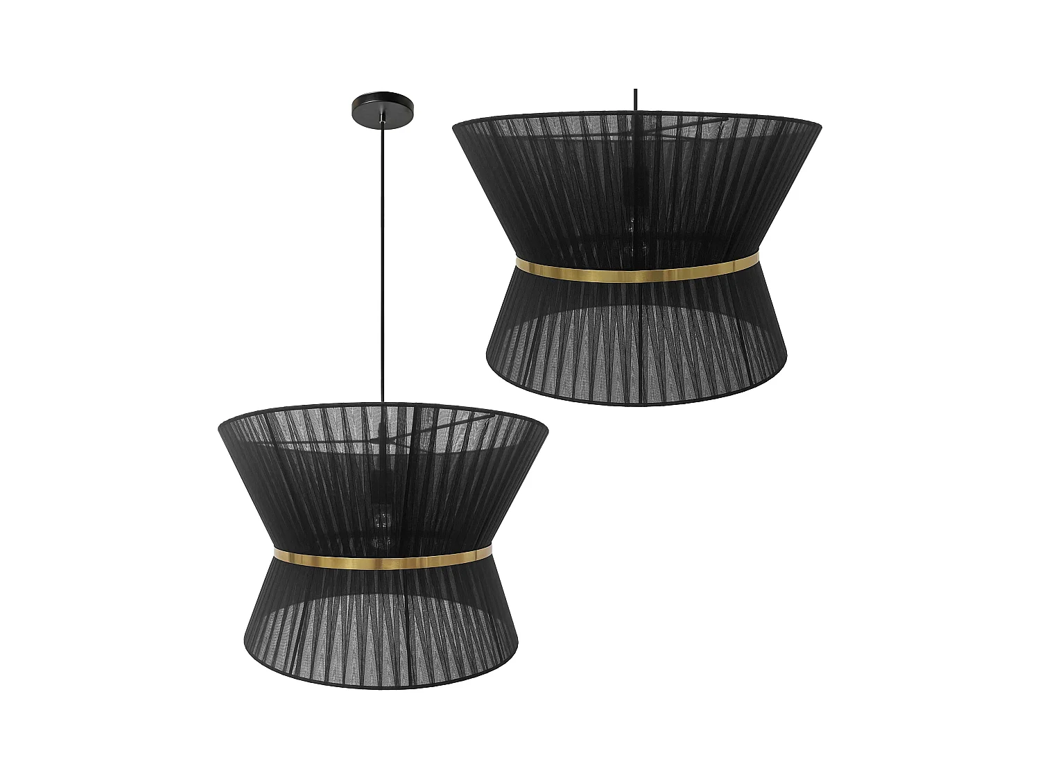 Lampe Suspendue Toolight App1503-1Cp Black