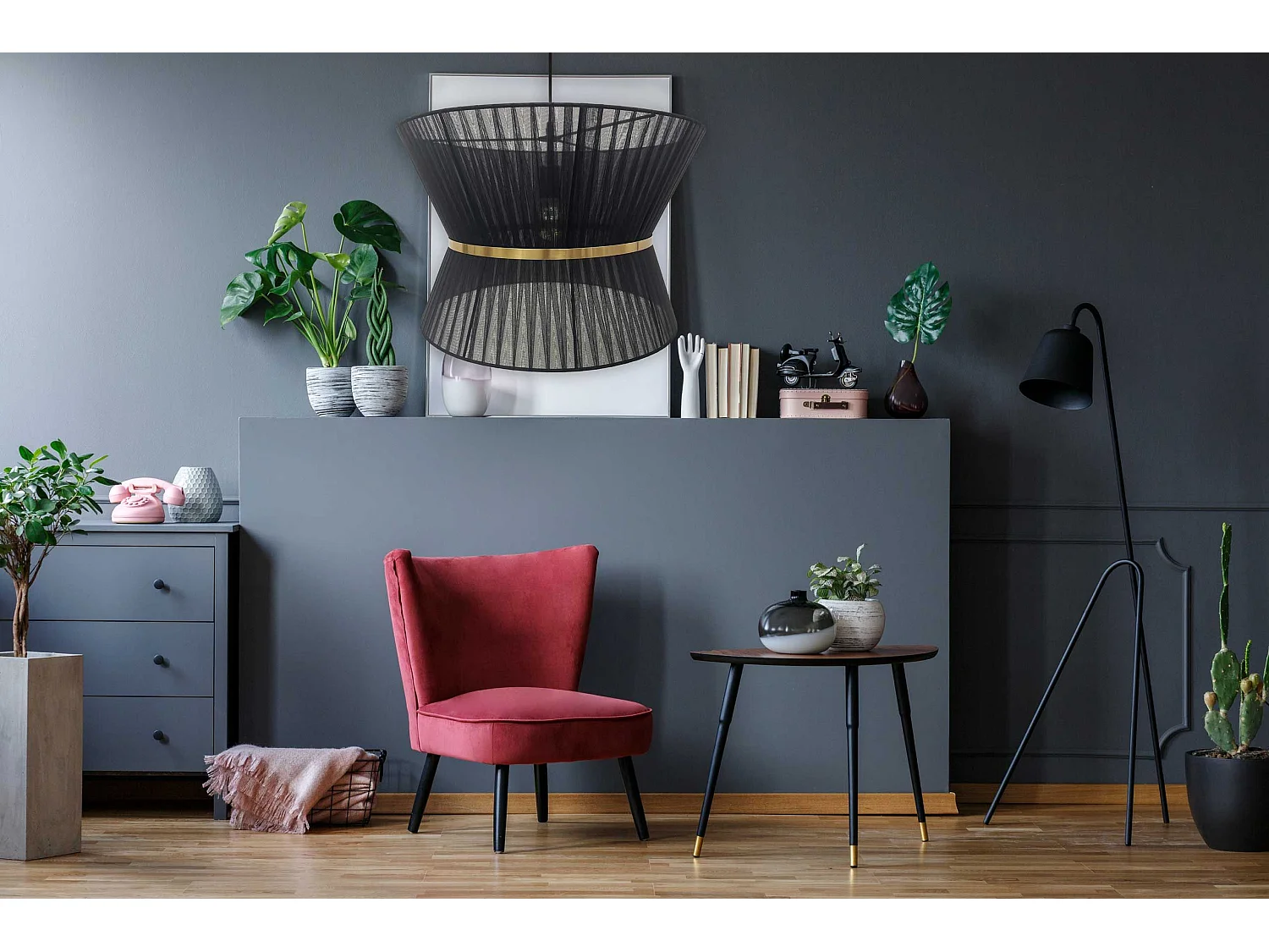 Lampe Suspendue Toolight App1503-1Cp Black