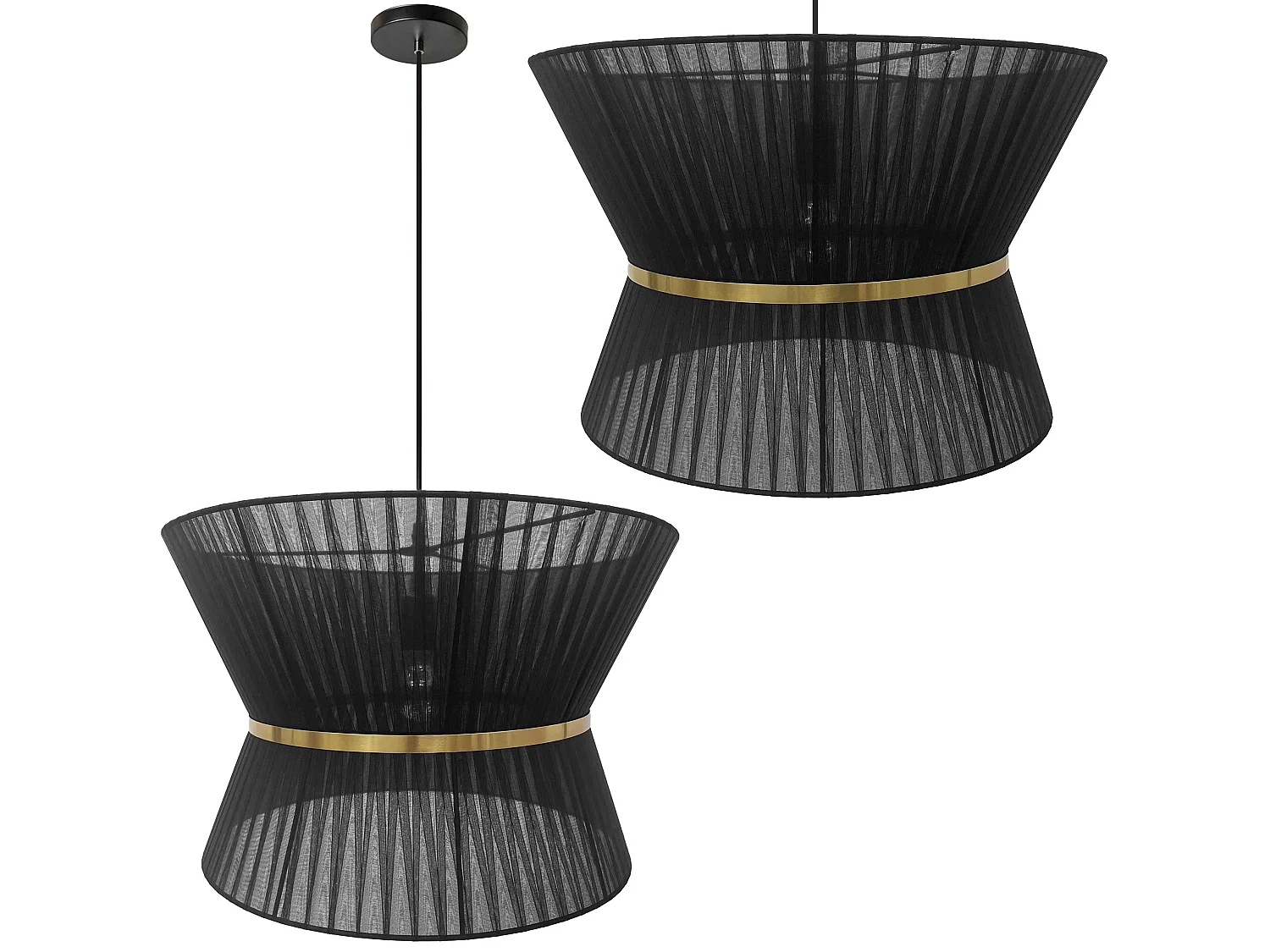 Lampe Suspendue Toolight App1503-1Cp Black