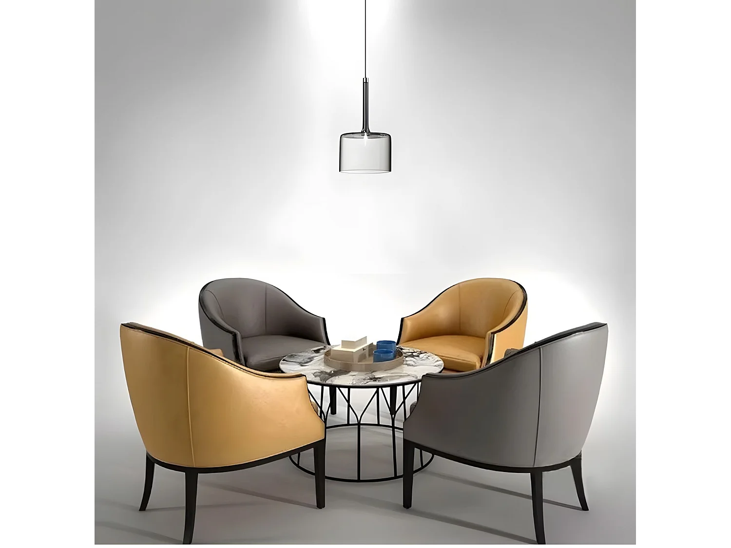 Lampe Suspendue Toolight App1701-1Cp A Grey