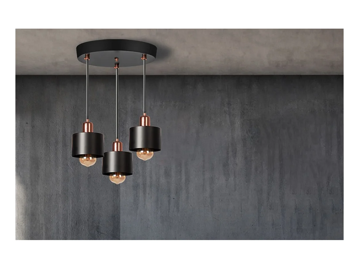 Lampe Suspendue Toolight App003-3Cpr Cali Black