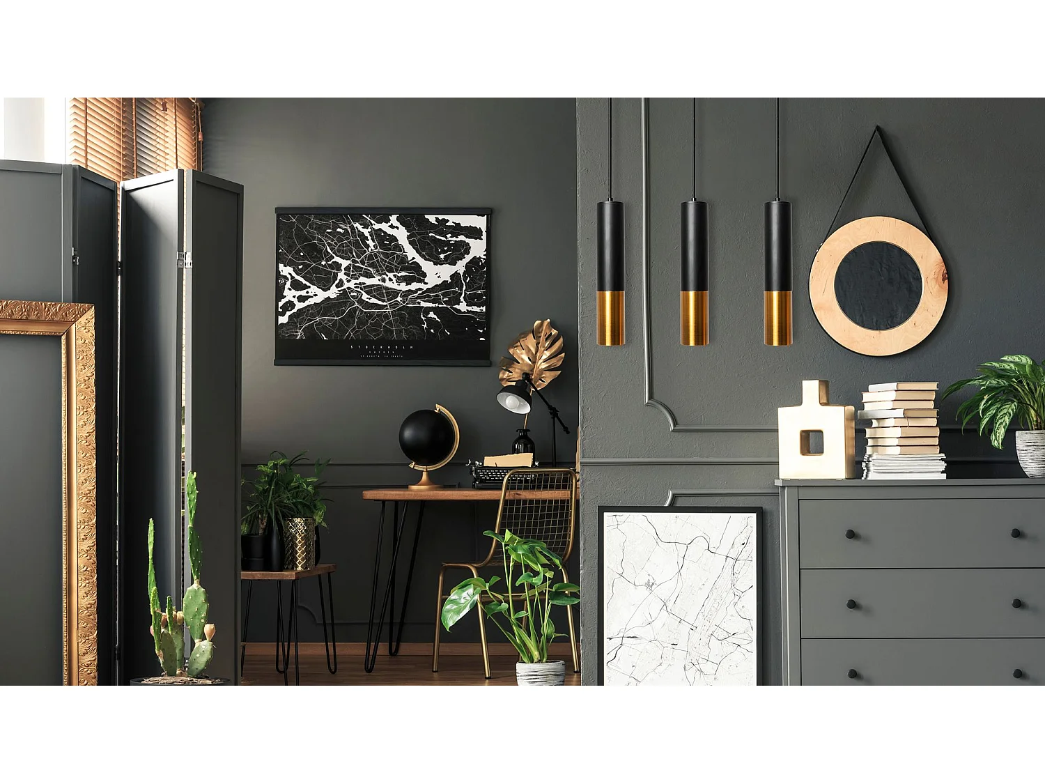 Lampe Suspendue Toolight App469-1Cp Black