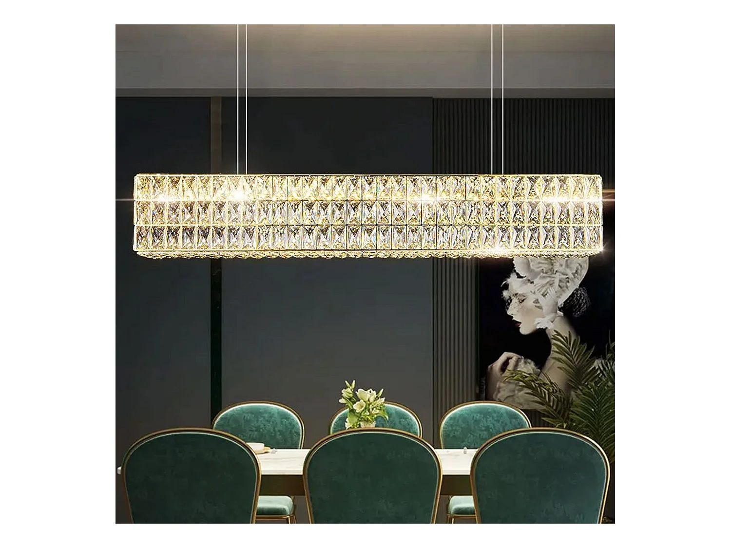 Lampe Suspendue Toolight Led App1566-Cp Gold