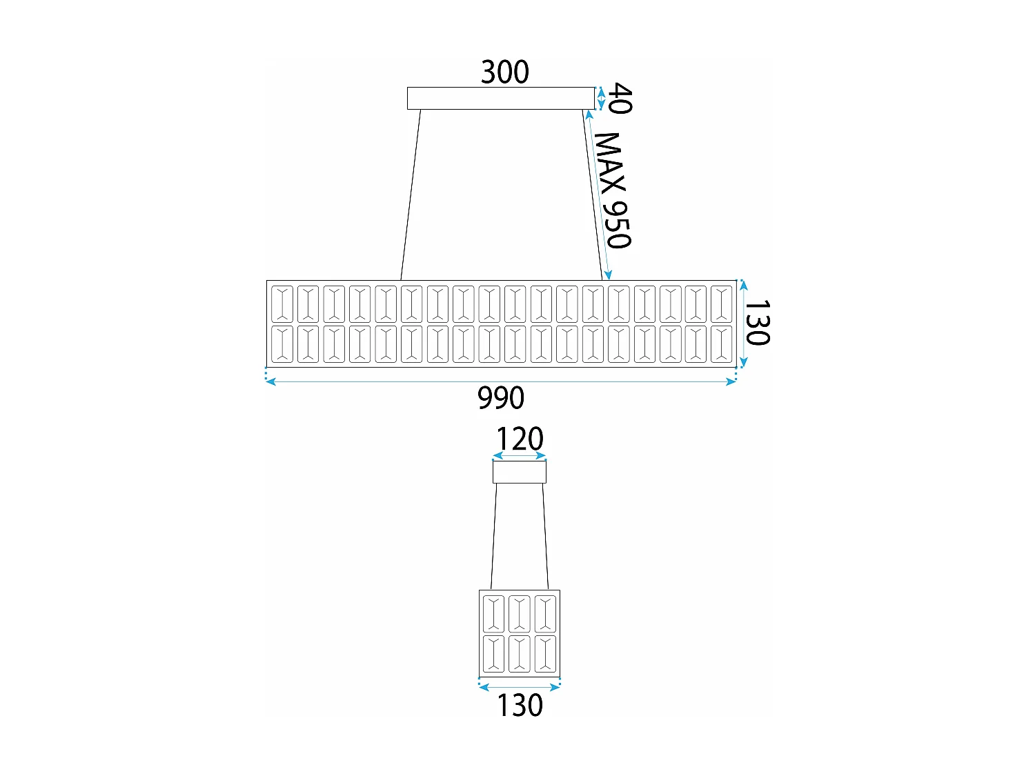 Lampe Suspendue Toolight Led App1566-Cp Gold