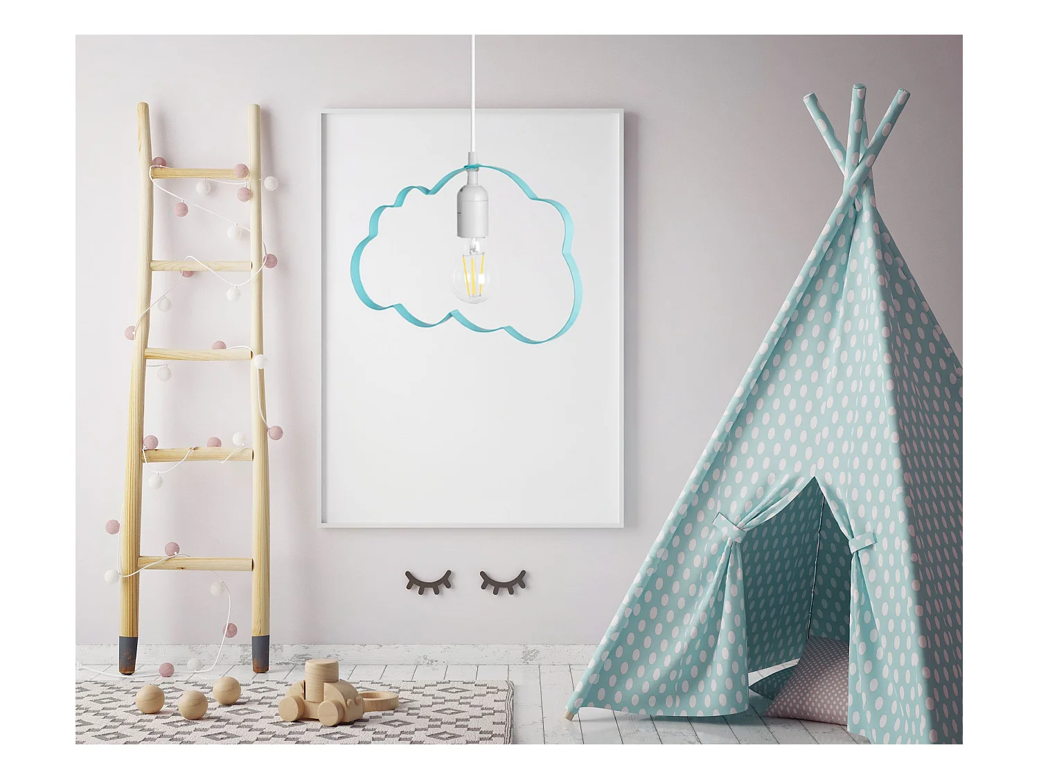 Lampada Toolight Lh2077-1 Blue