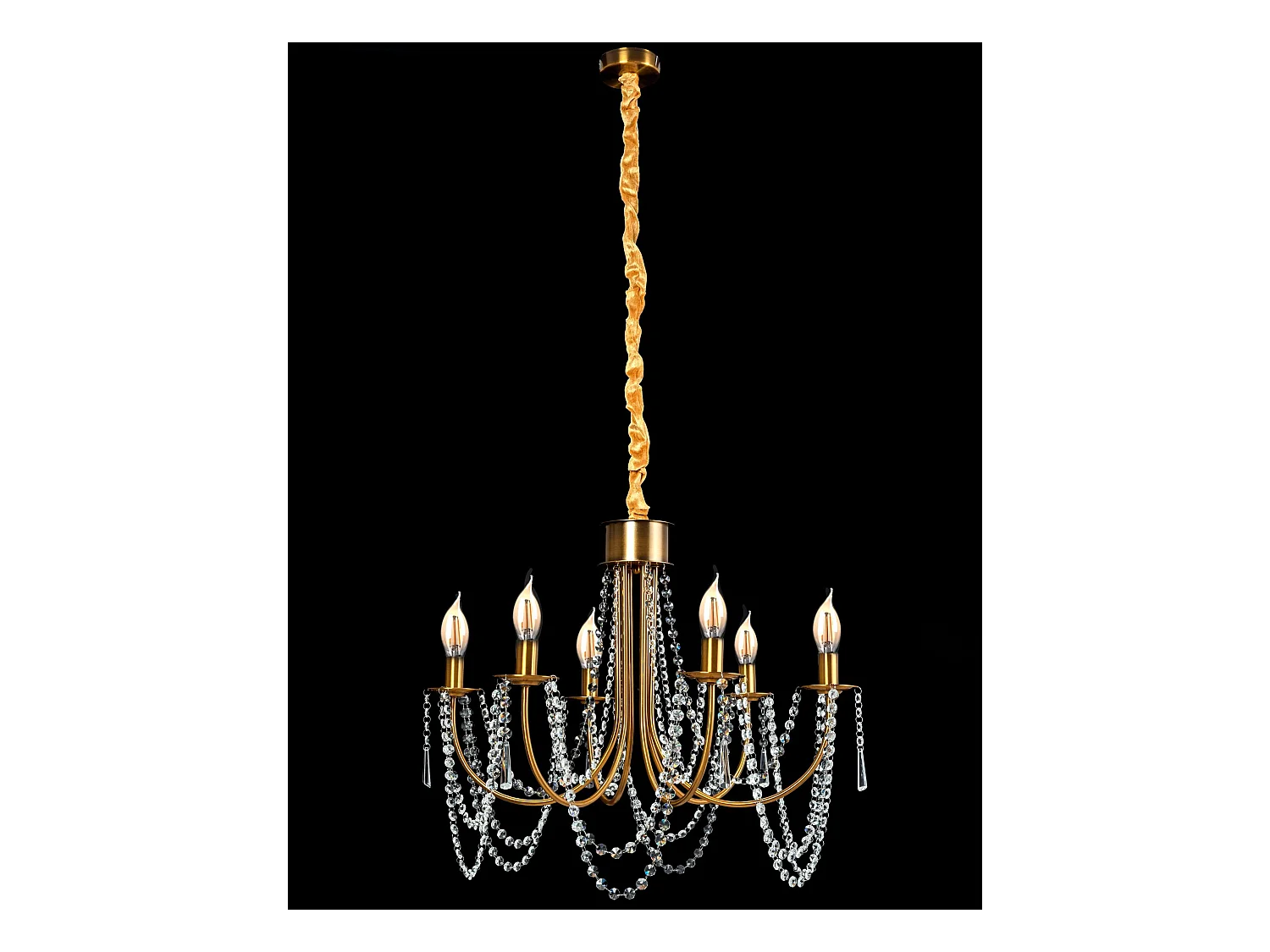 Lampe Suspendue Toolight App765-6Cp Gold