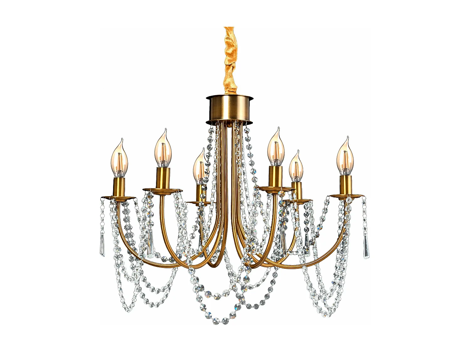 Lampe Suspendue Toolight App765-6Cp Gold