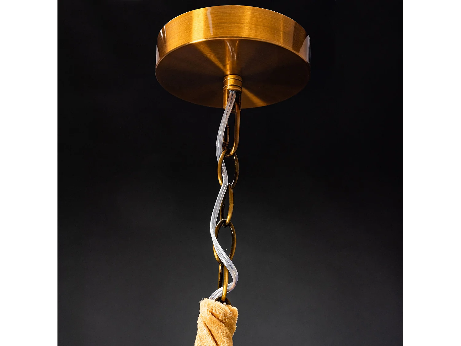 Toolight APP765-6CP hængelampe guld 60X60X112CM