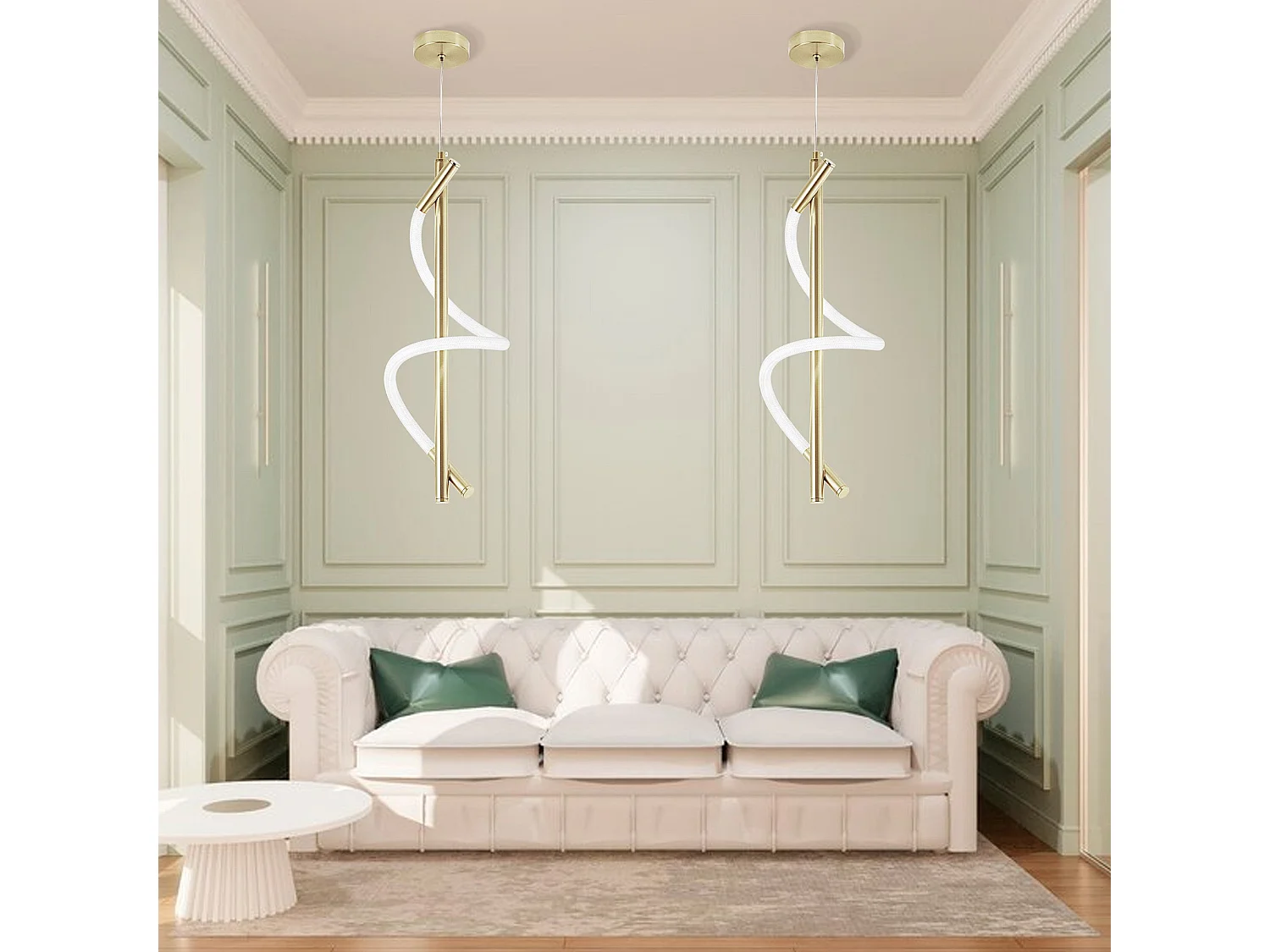 Lampe Suspendue Toolight Led G015-Cp Gold