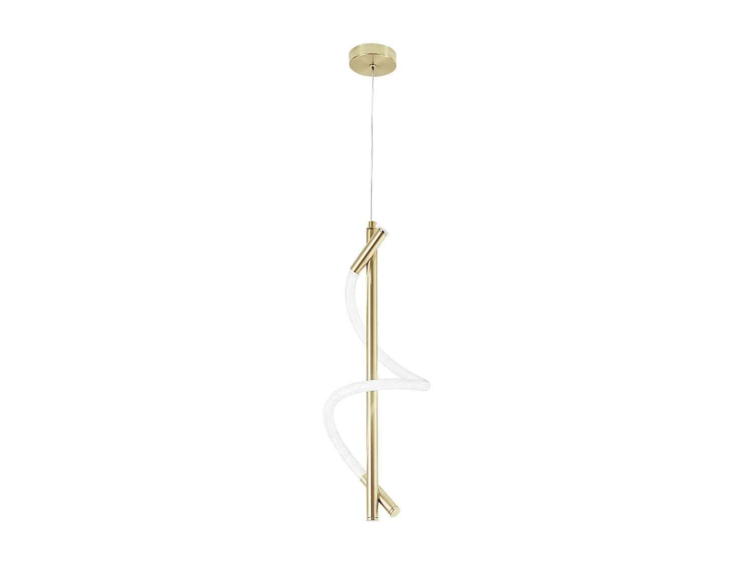 Toolight LED G015-CP hængelampe guld 50X15X50CM