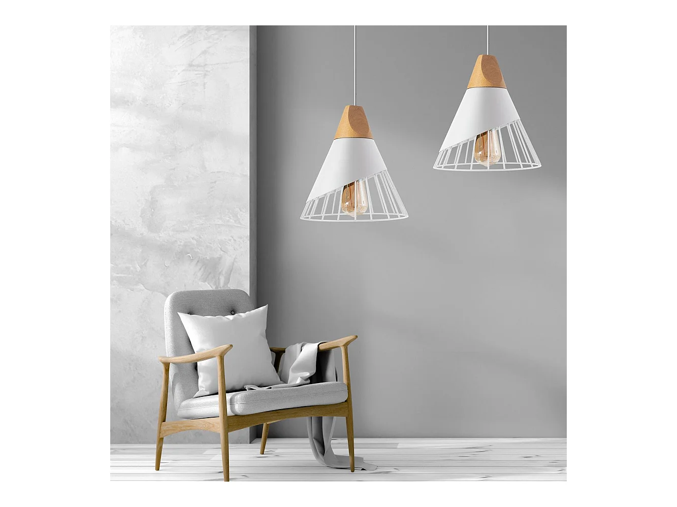 Lampe Suspendue Toolight App226-1Cp White