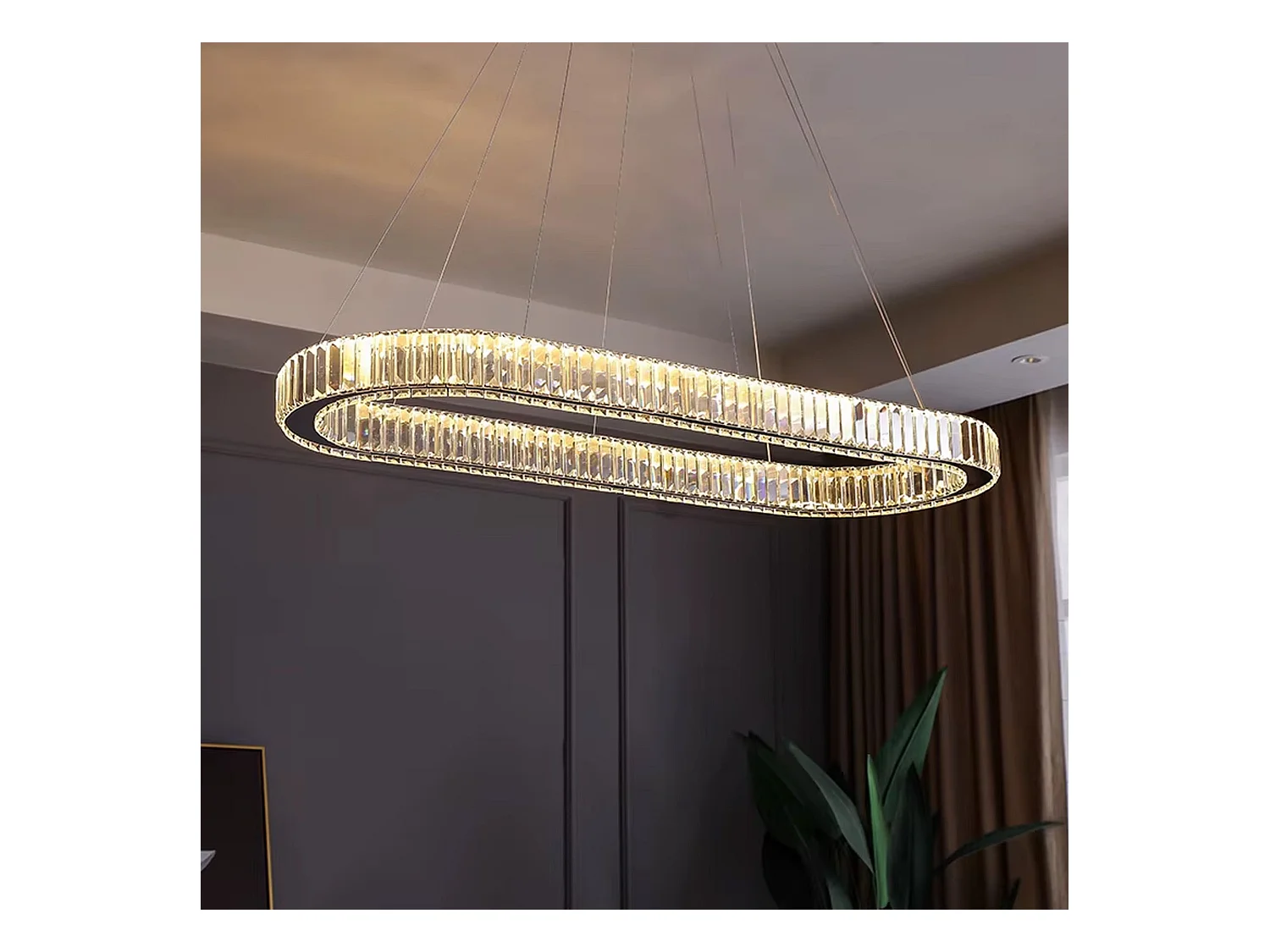 Lampe Suspendue Toolight Led App1508-Cp Brush Gold