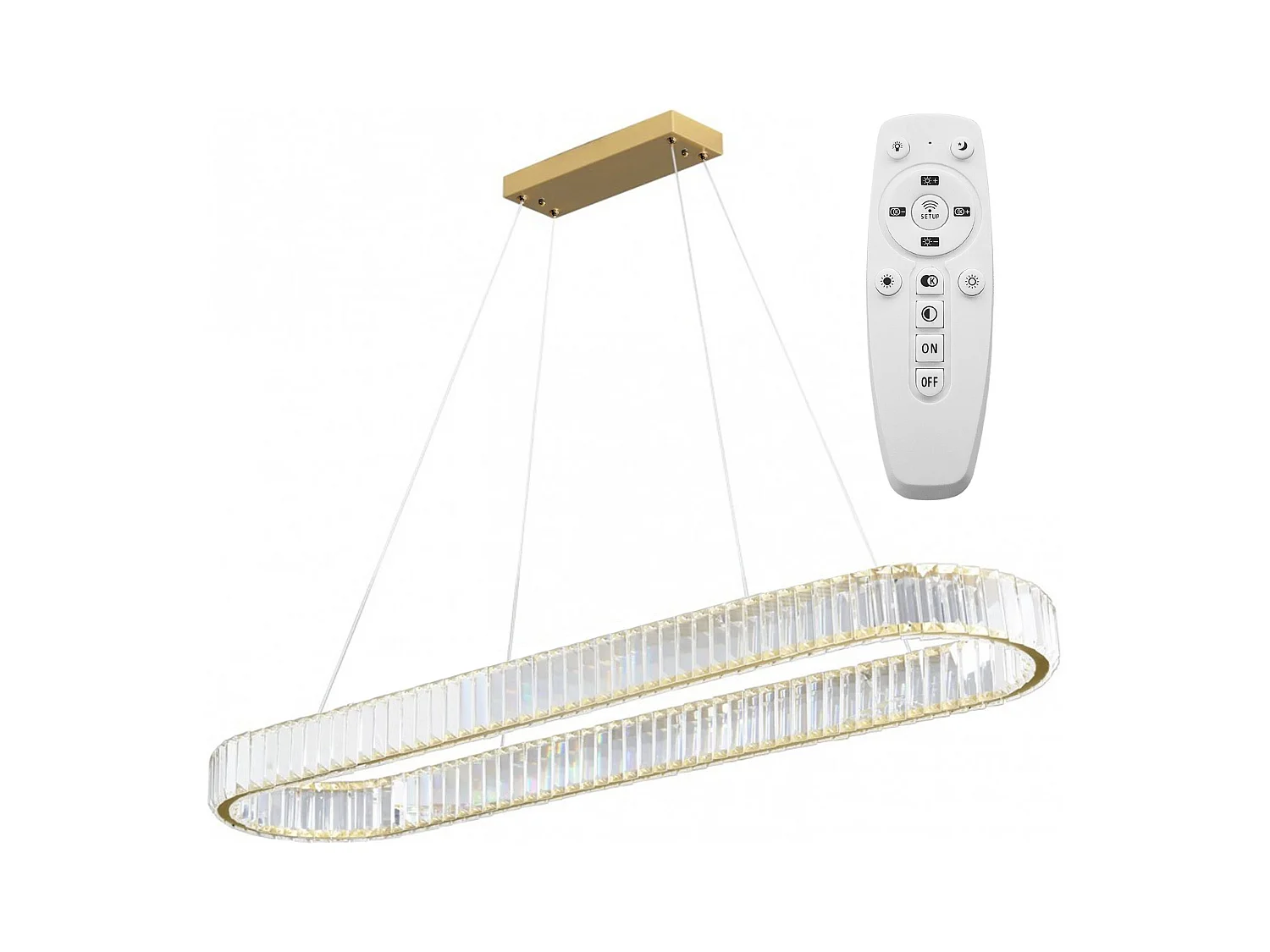 Hanglamp Toolight Led App1508-Cp Brush Gold