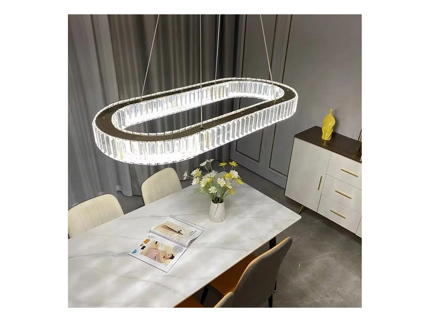 Hängelampe Toolight Led App1508-Cp Brush Gold