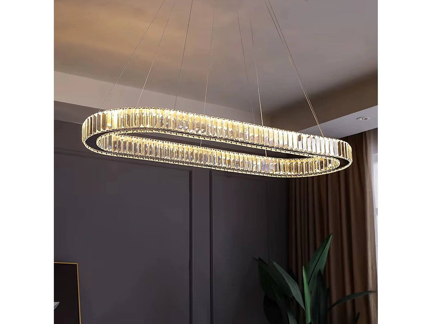 Lampe Suspendue Toolight Led App1508-Cp Brush Gold