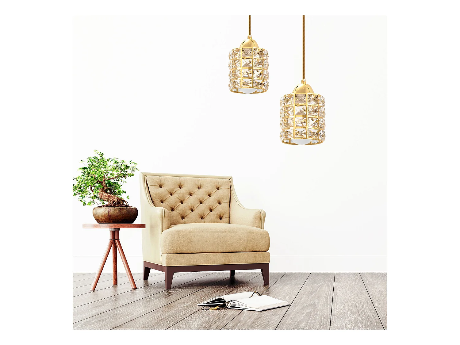 Hanglamp Toolight App724-1Cp Gold