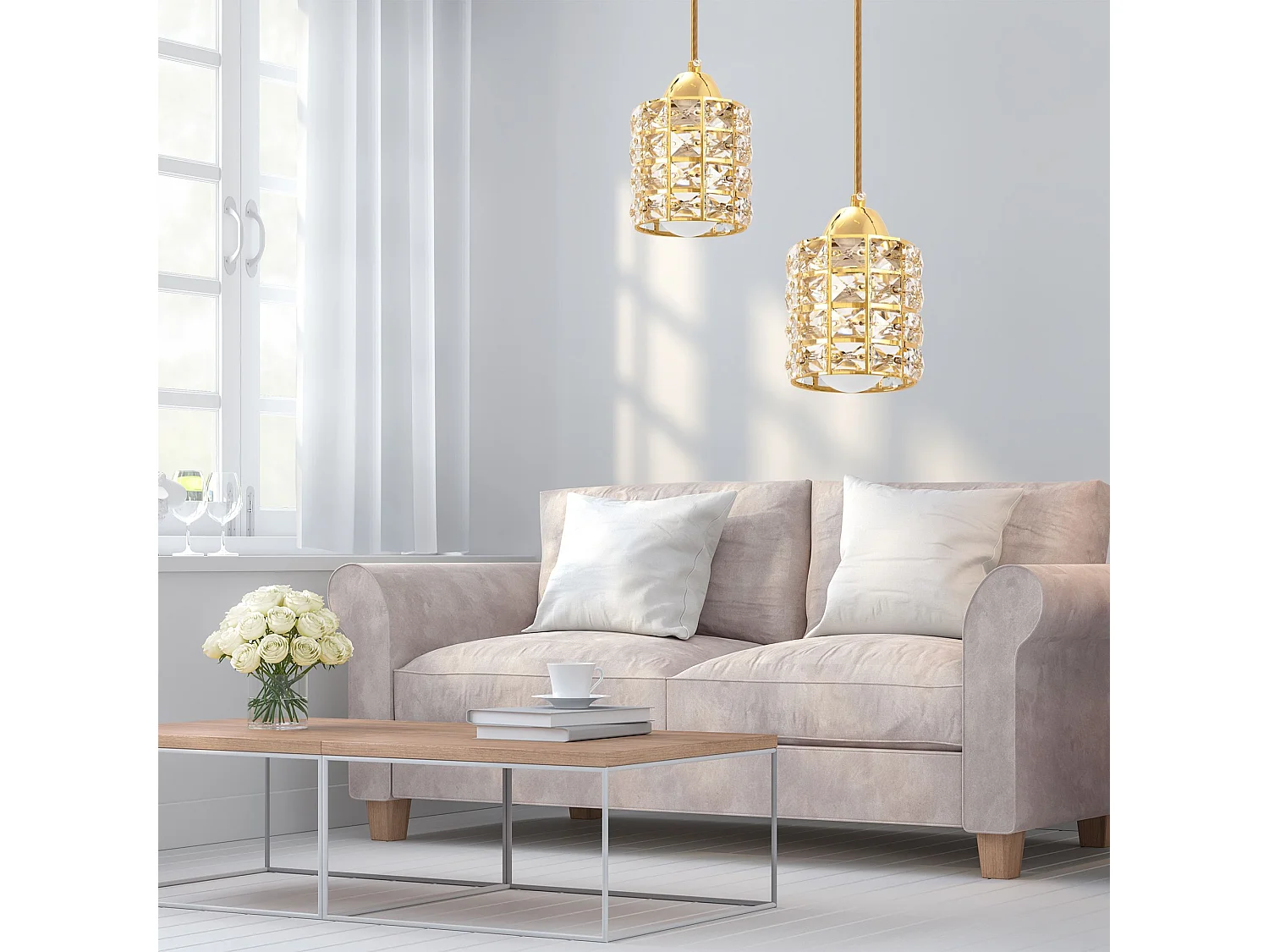 Hängelampe Toolight App724-1Cp Gold