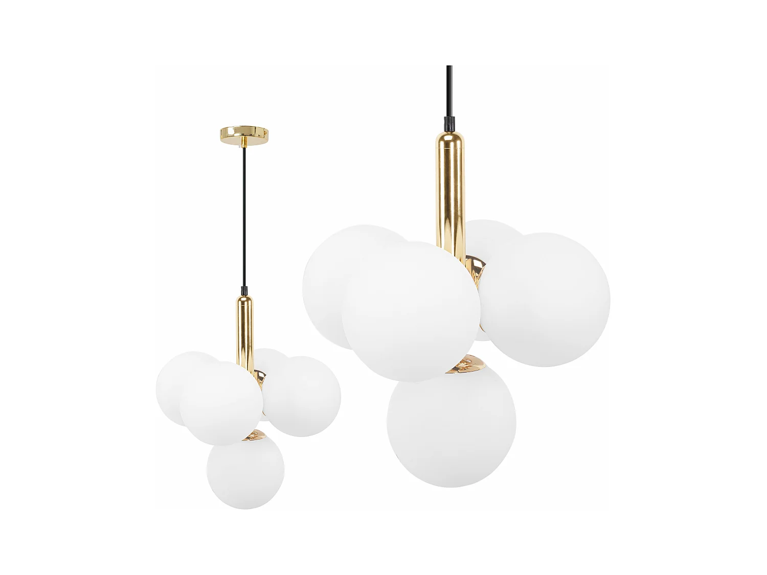 Lampe Suspendue Toolight App1574-5Cp Gold White