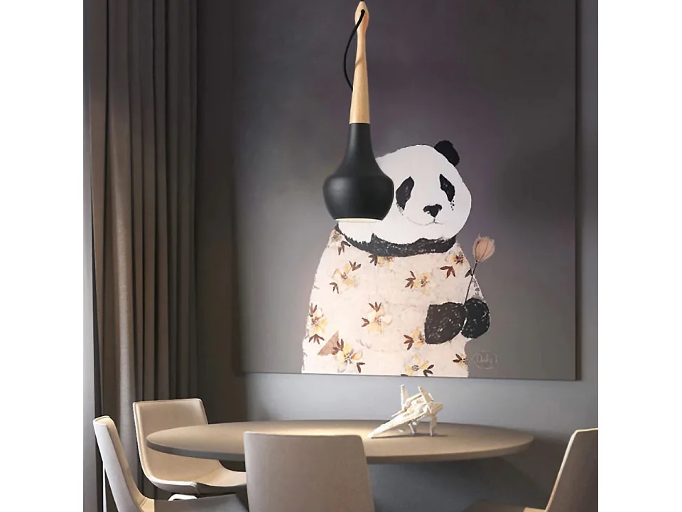 Lampe Suspendue Toolight App936-1Cp Long Black