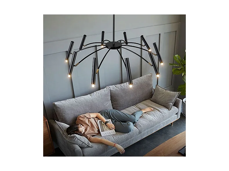 Lampe Suspendue Toolight App1196-15Cp Black