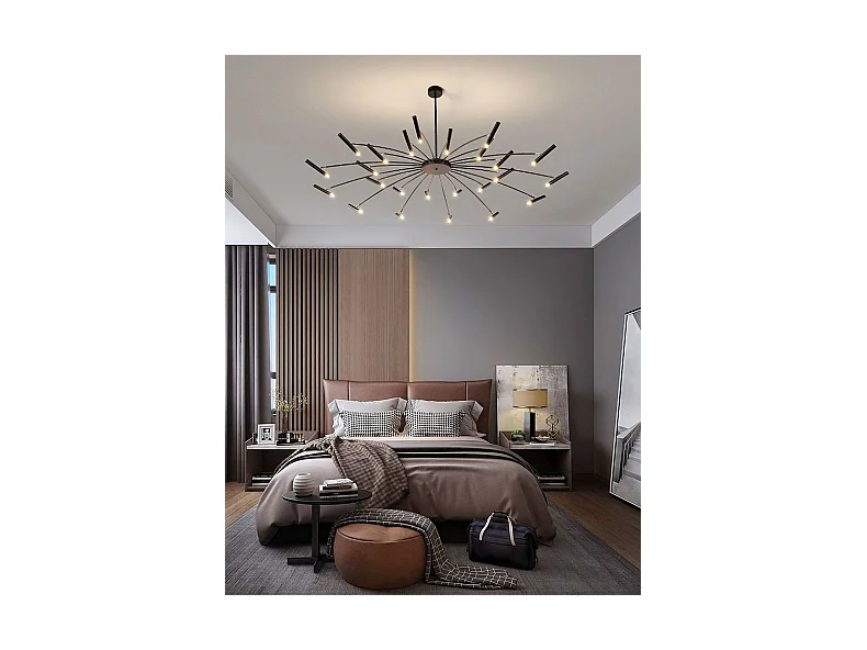 Lampe Suspendue Toolight App1196-15Cp Black