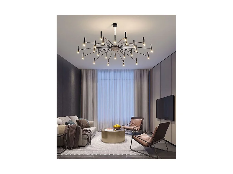 Lampe Suspendue Toolight App1196-15Cp Black