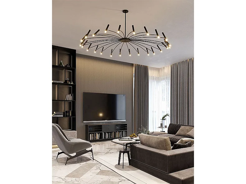 Lámpara Toolight App1196-15Cp Black