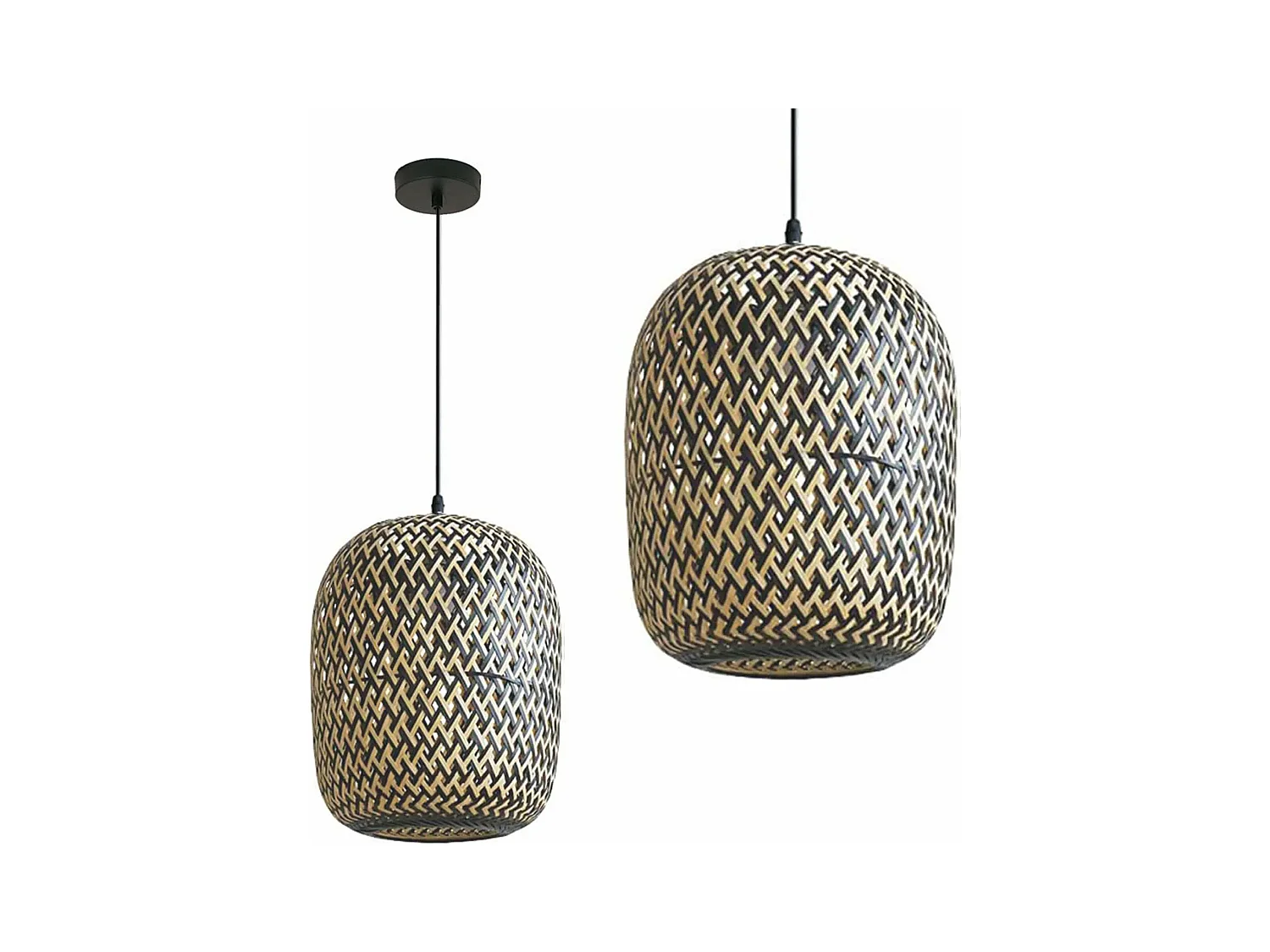 Lampe Suspendue Toolight App1542-1Cp Boho Black