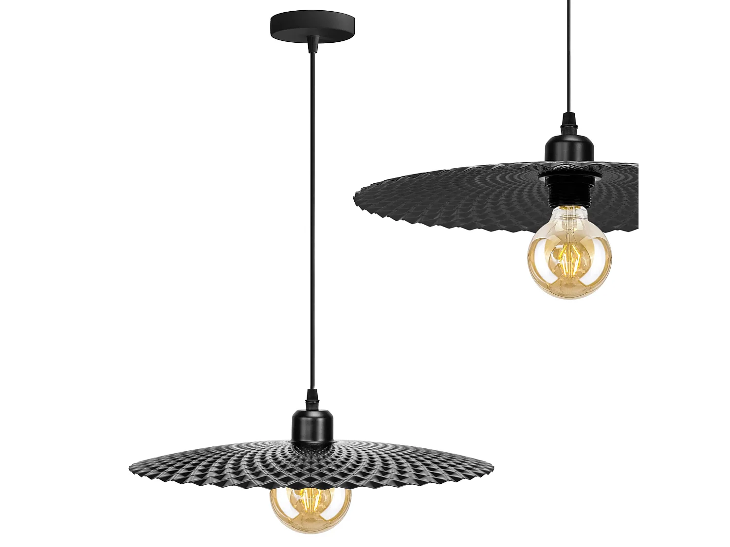 Lampe Suspendue Toolight App1289-1Cp Black