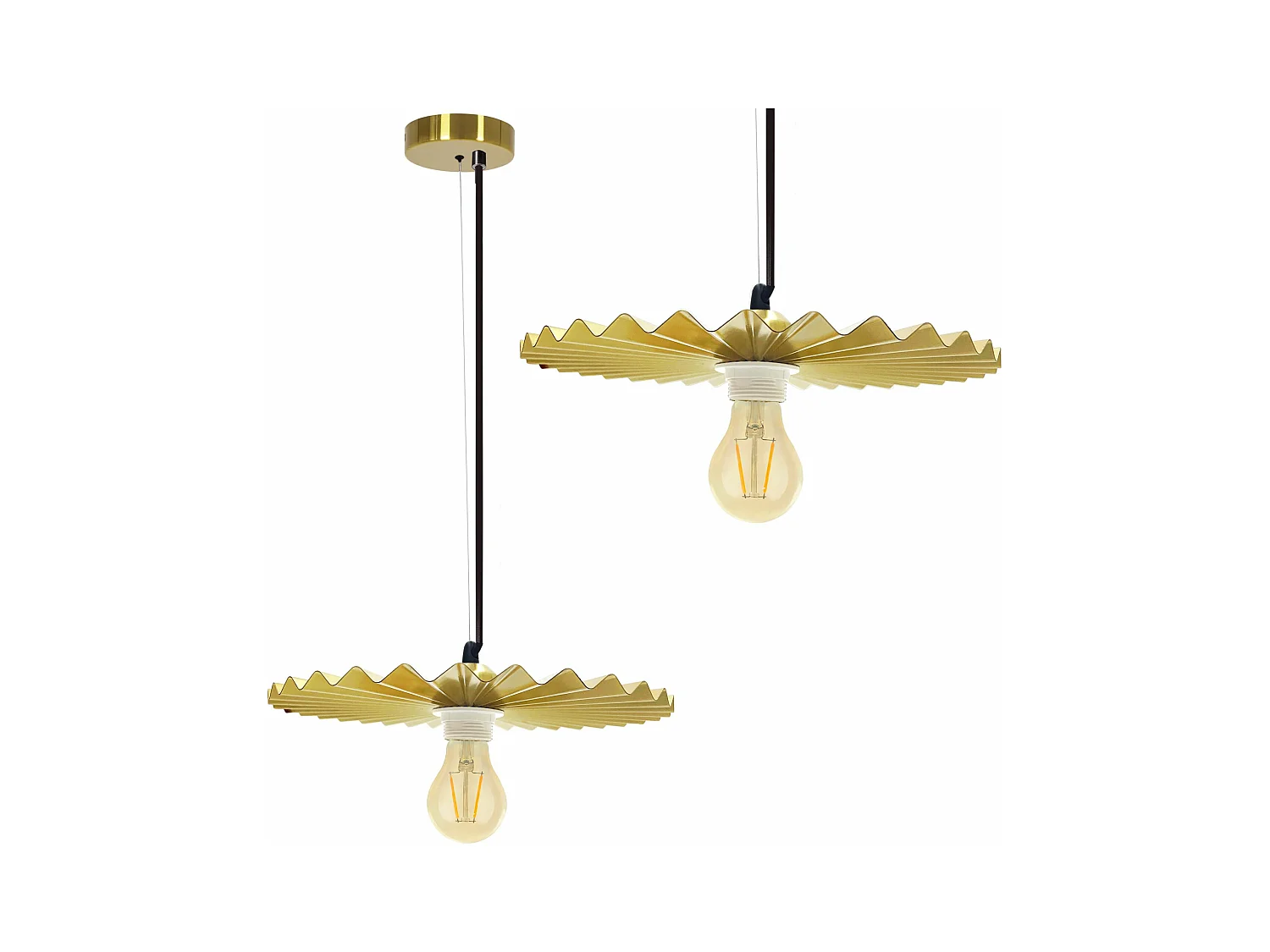 Lampe Suspendue Toolight App1453-1Cp 30Cm Gold