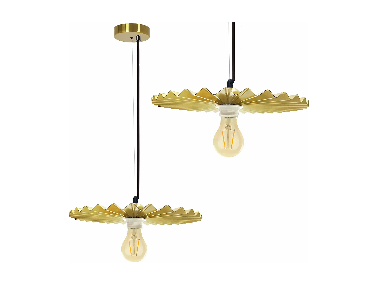 Lampe Suspendue Toolight App1453-1Cp 30Cm Gold