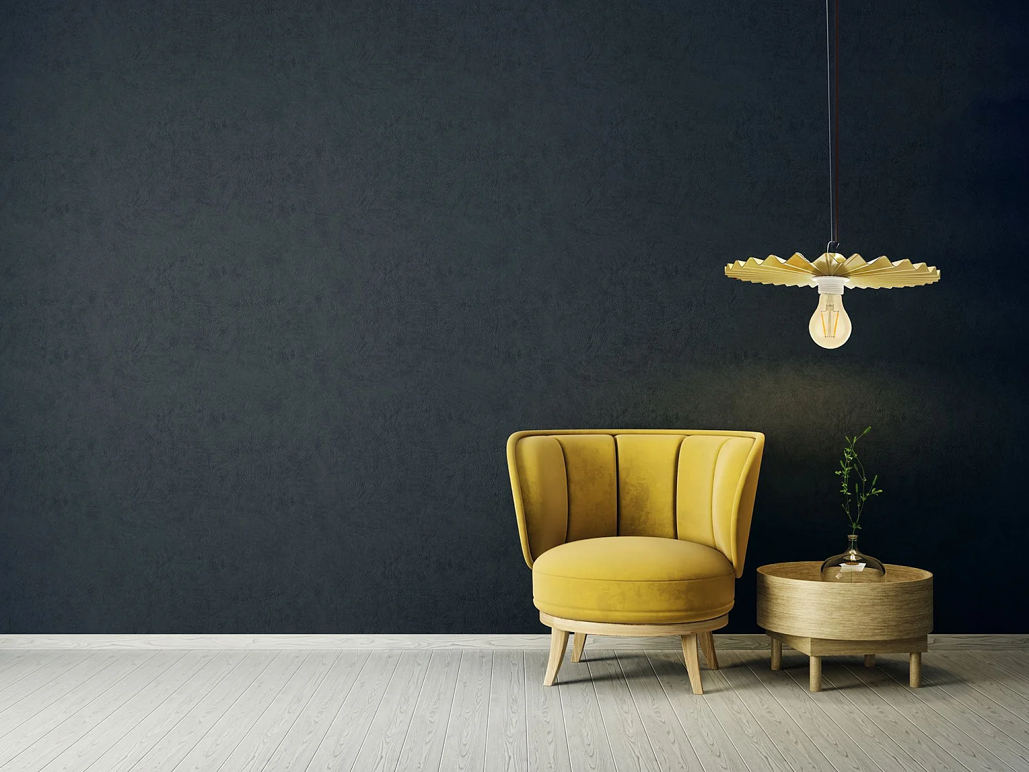 Lampe Suspendue Toolight App1453-1Cp 30Cm Gold