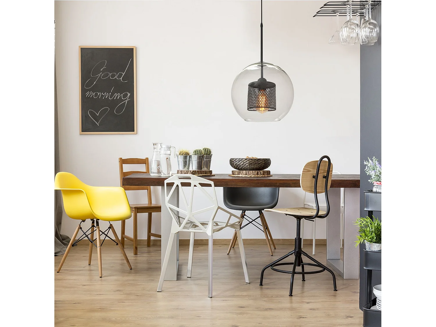 Lampe Suspendue Toolight App559-1Cp 30Cm Black