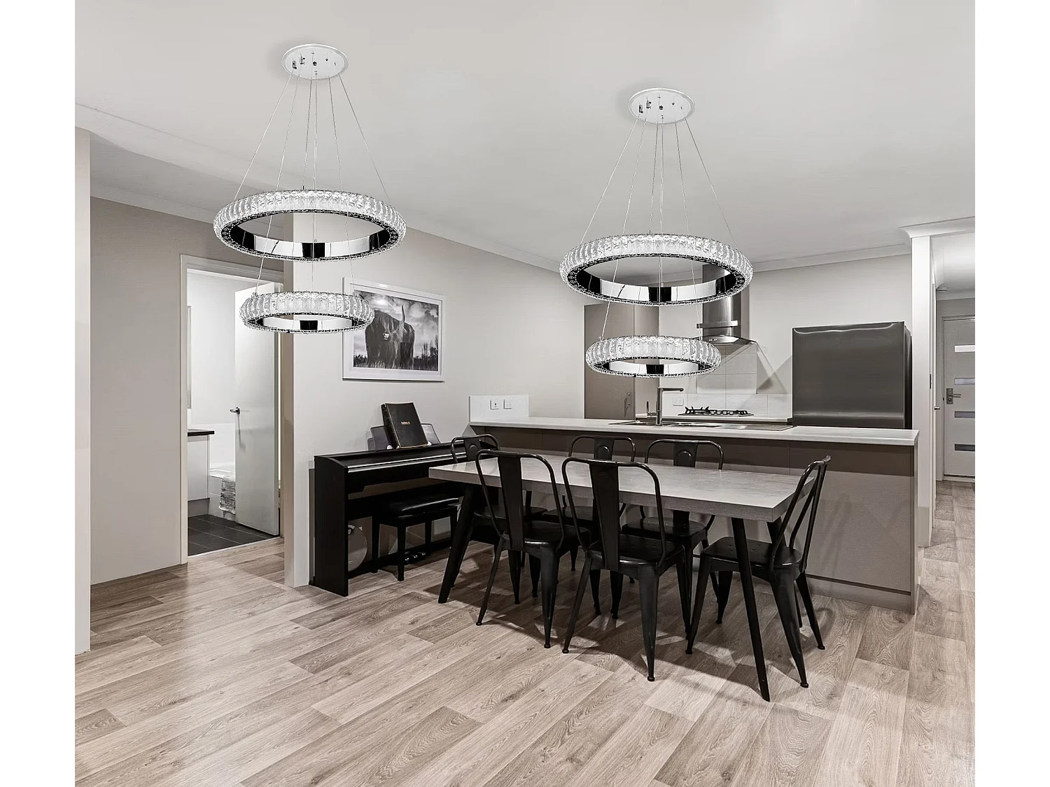 Lampe Suspendue Toolight G044-2C Cp Chrome