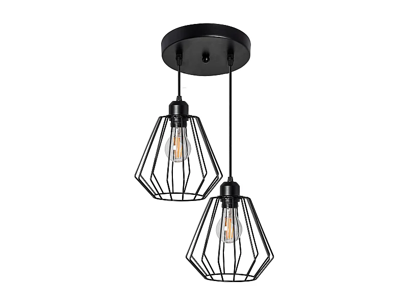 Hanglamp Toolight 392196 Loft Black
