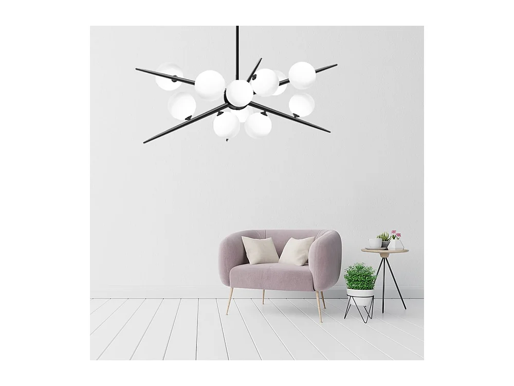 Lampe Suspendue Toolight App999-12Cp Black