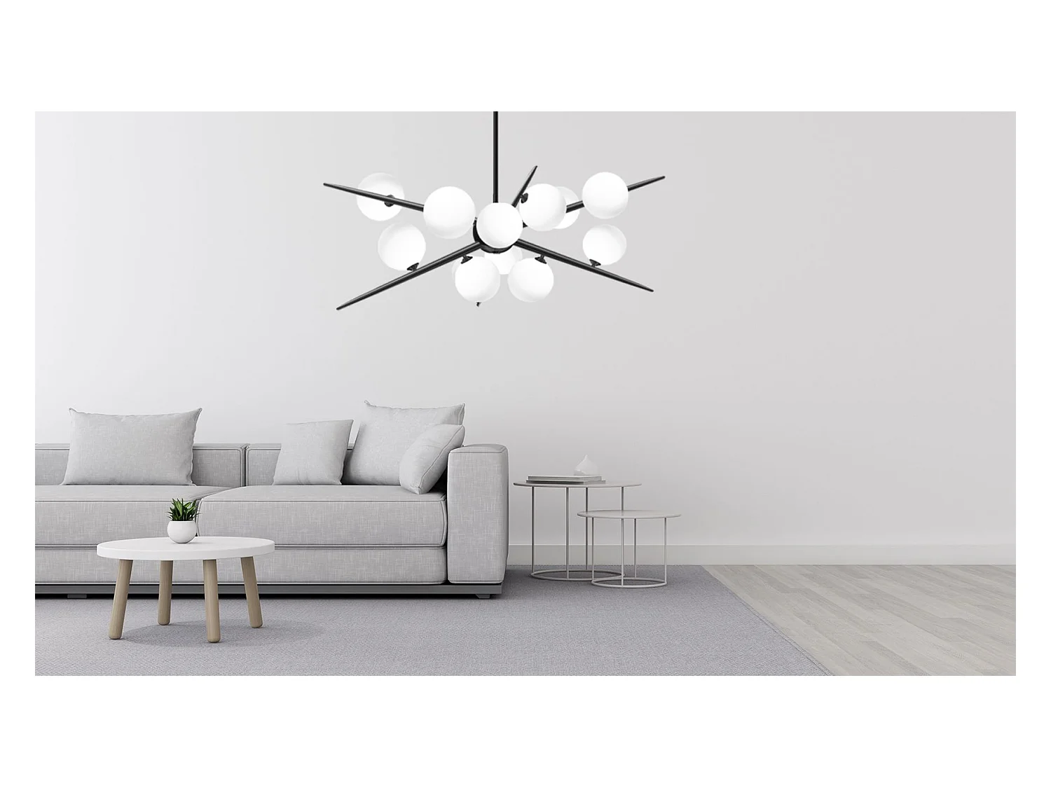 Lampe Suspendue Toolight App999-12Cp Black