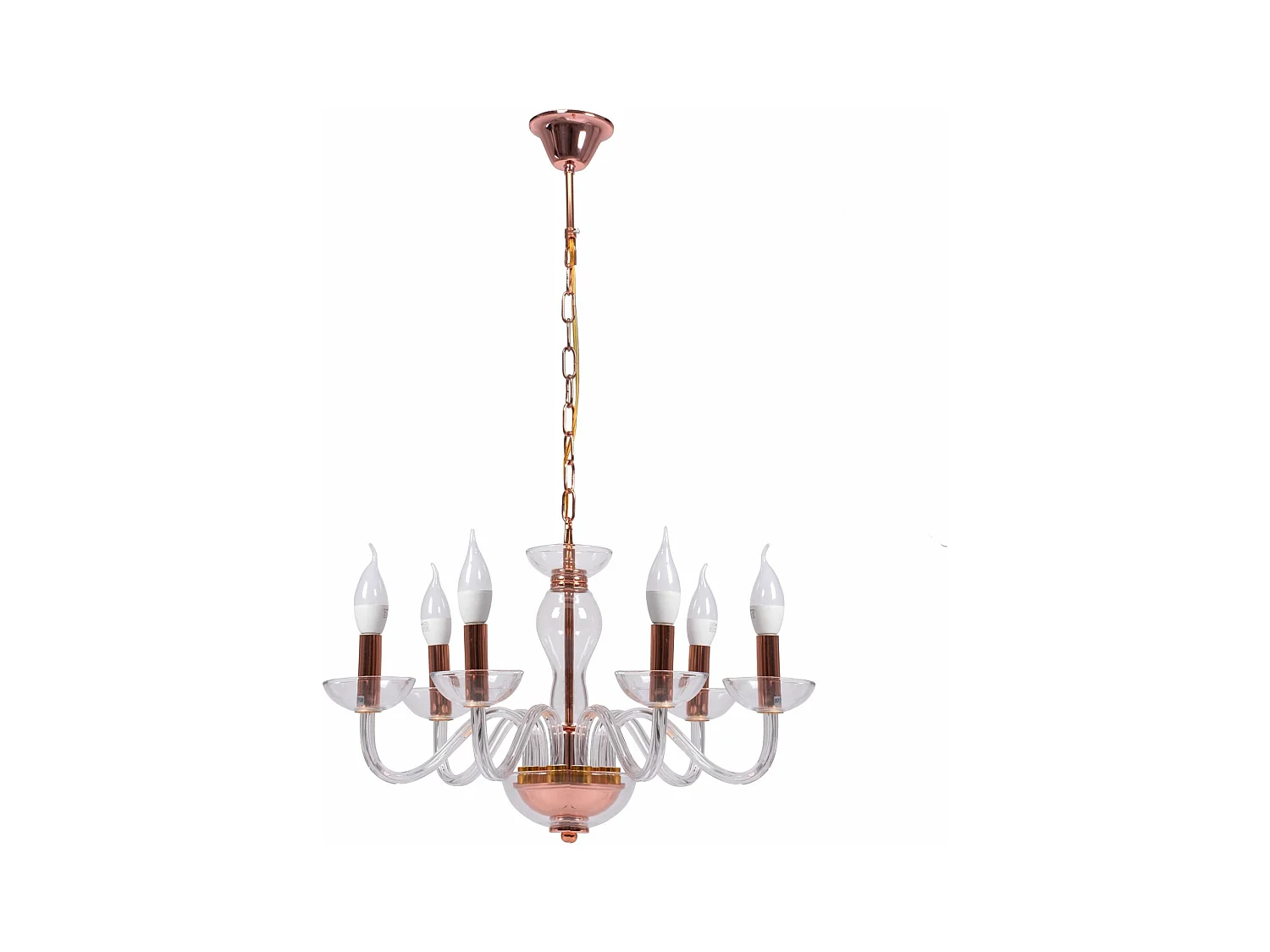 Hanglamp Toolight App1081-6Cp Rose Gold