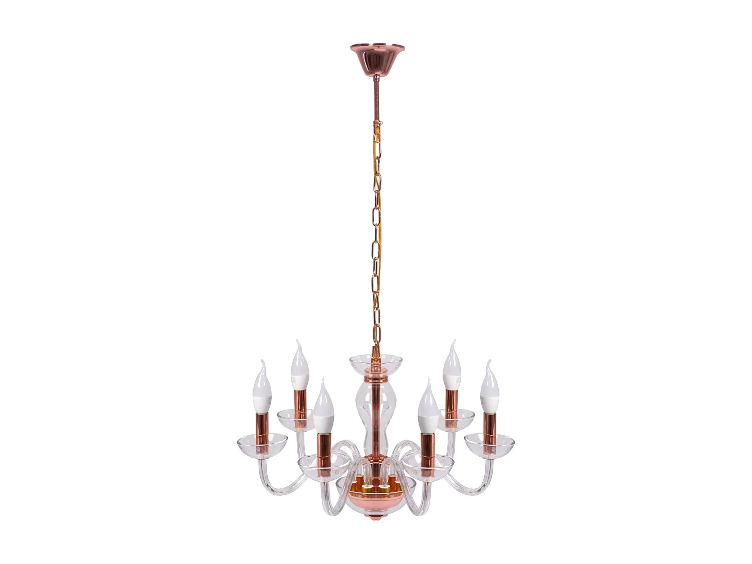 Lampe Suspendue Toolight App1081-6Cp Rose Gold