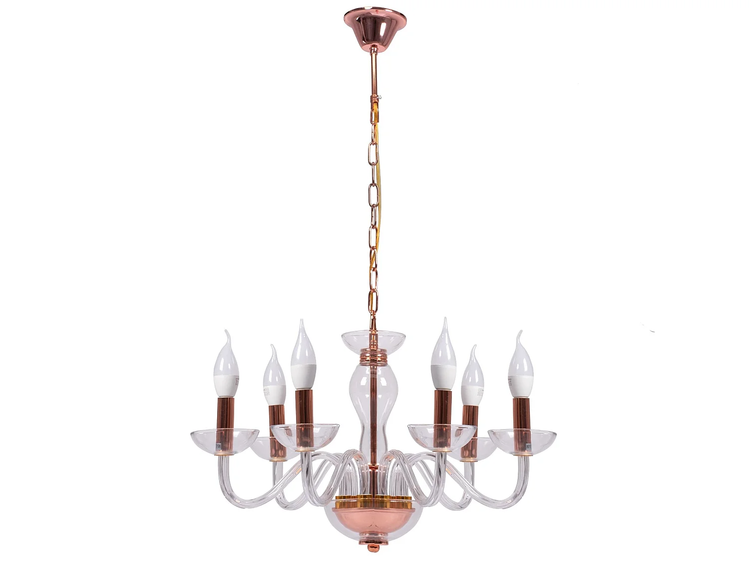 Lampe Suspendue Toolight App1081-6Cp Rose Gold