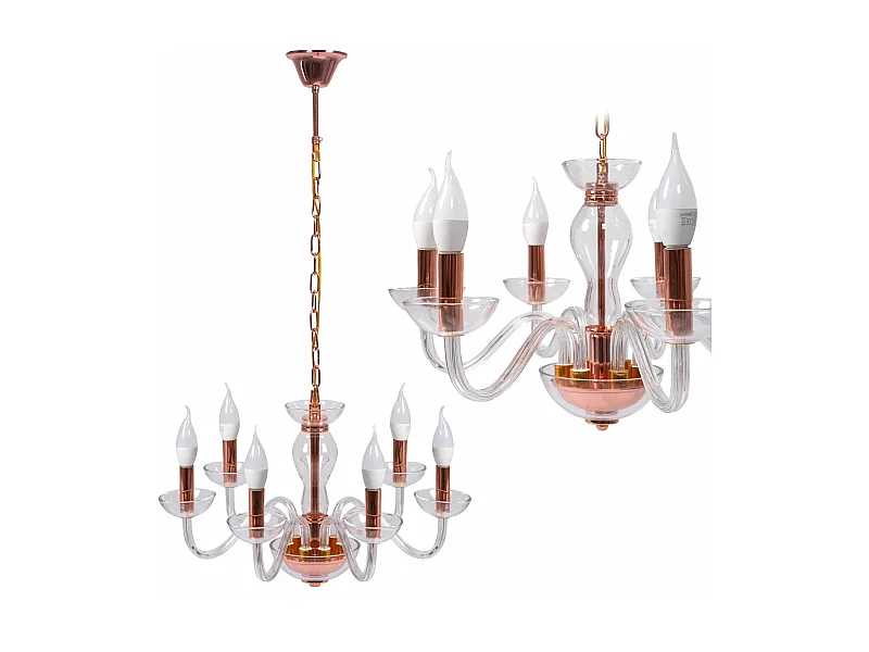 Lampada Toolight App1081-6Cp Rose Gold