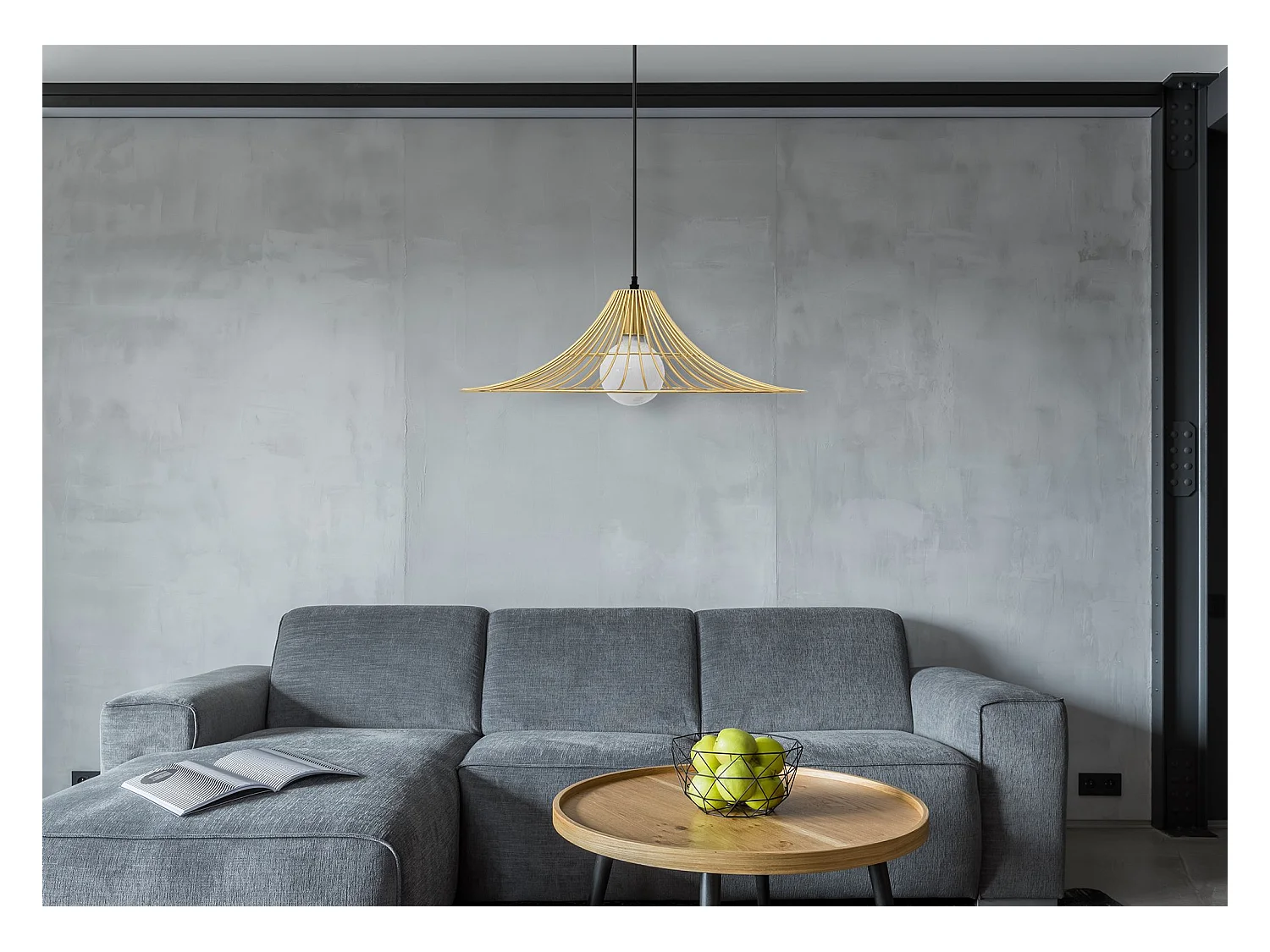 Lampe Suspendue Toolight App499-1Cp Gold