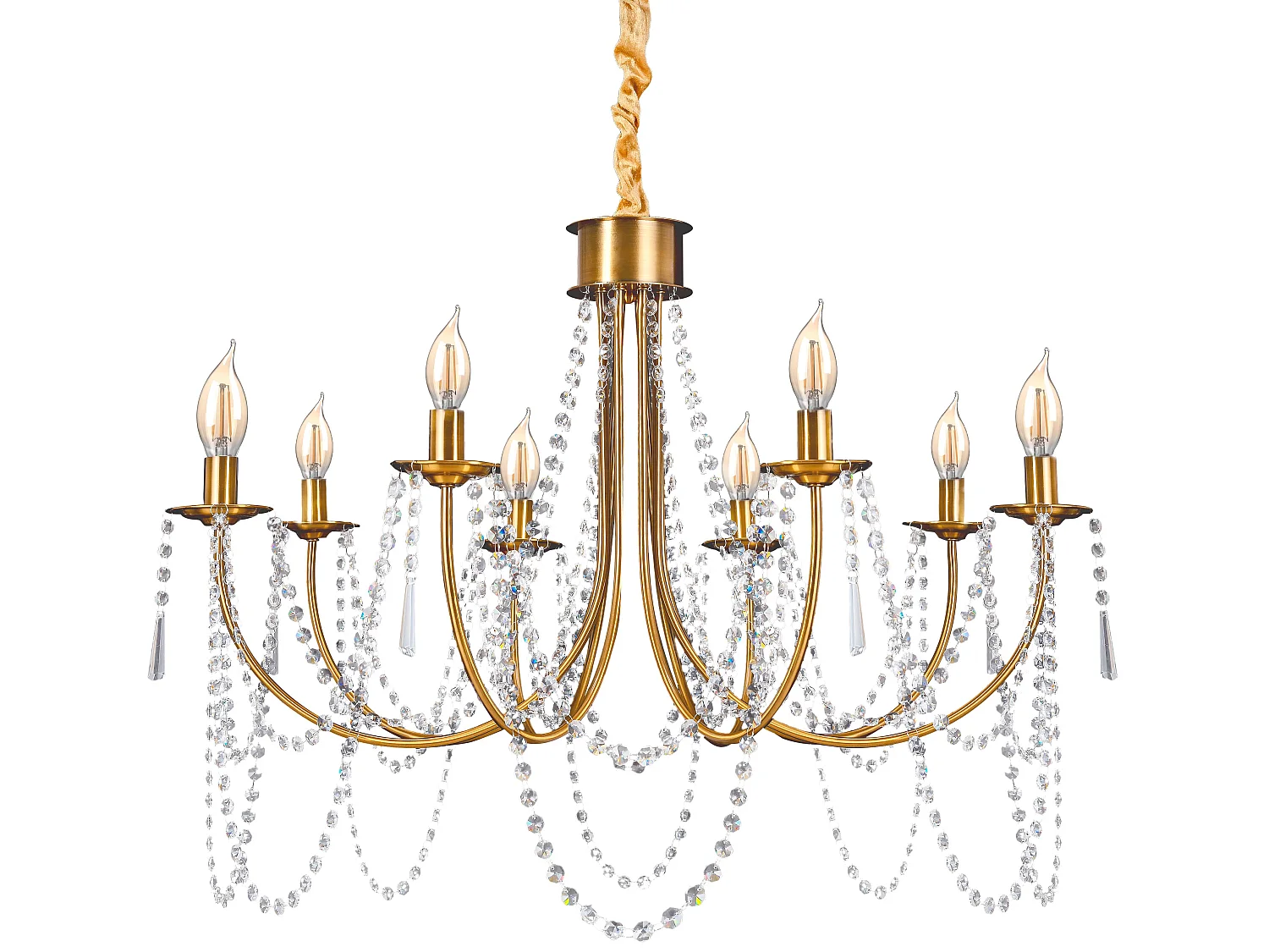 Lampe Suspendue Toolight App766-8Cp Gold