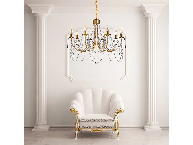 Hanglamp Toolight App766-8Cp Gold