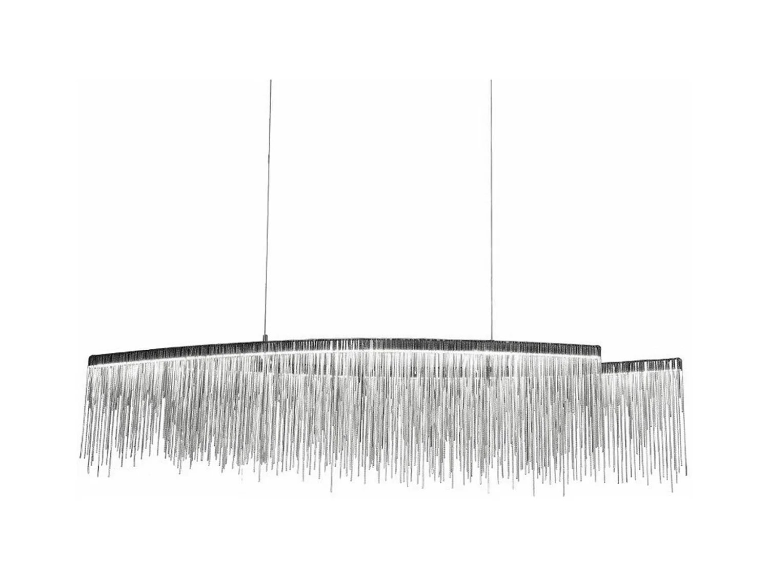 Lampe Suspendue Toolight App891-Cp Chain 100Cm Grey