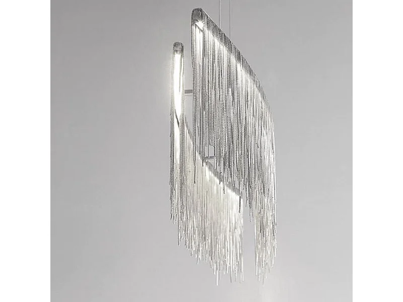 Hanglamp Toolight App891-Cp Chain 100Cm Grey