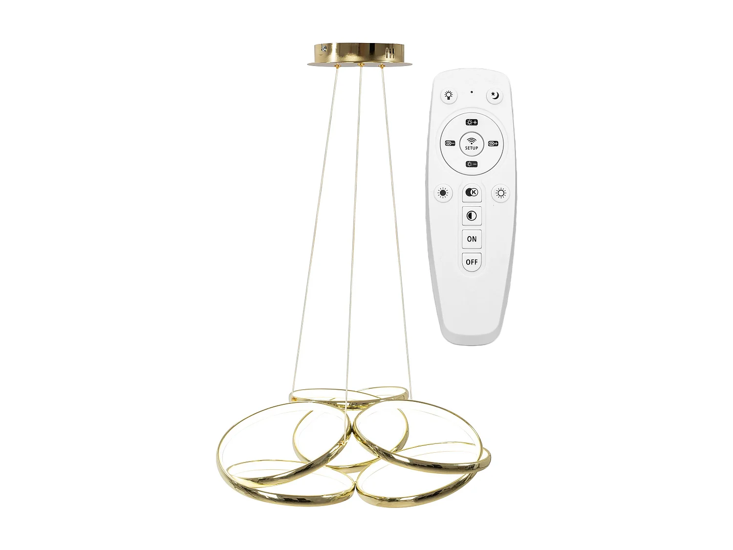 Lampada Toolight Led App794-Cp Flat Gold