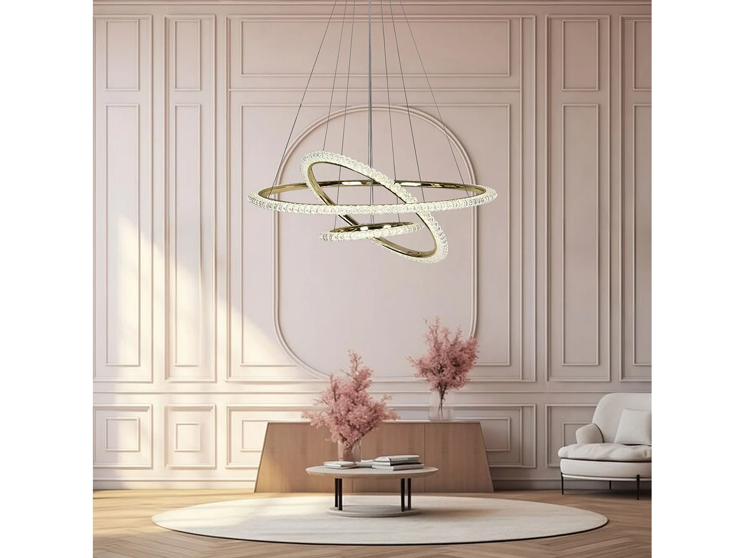 Lampe Suspendue Toolight Led G036-Cp Gold